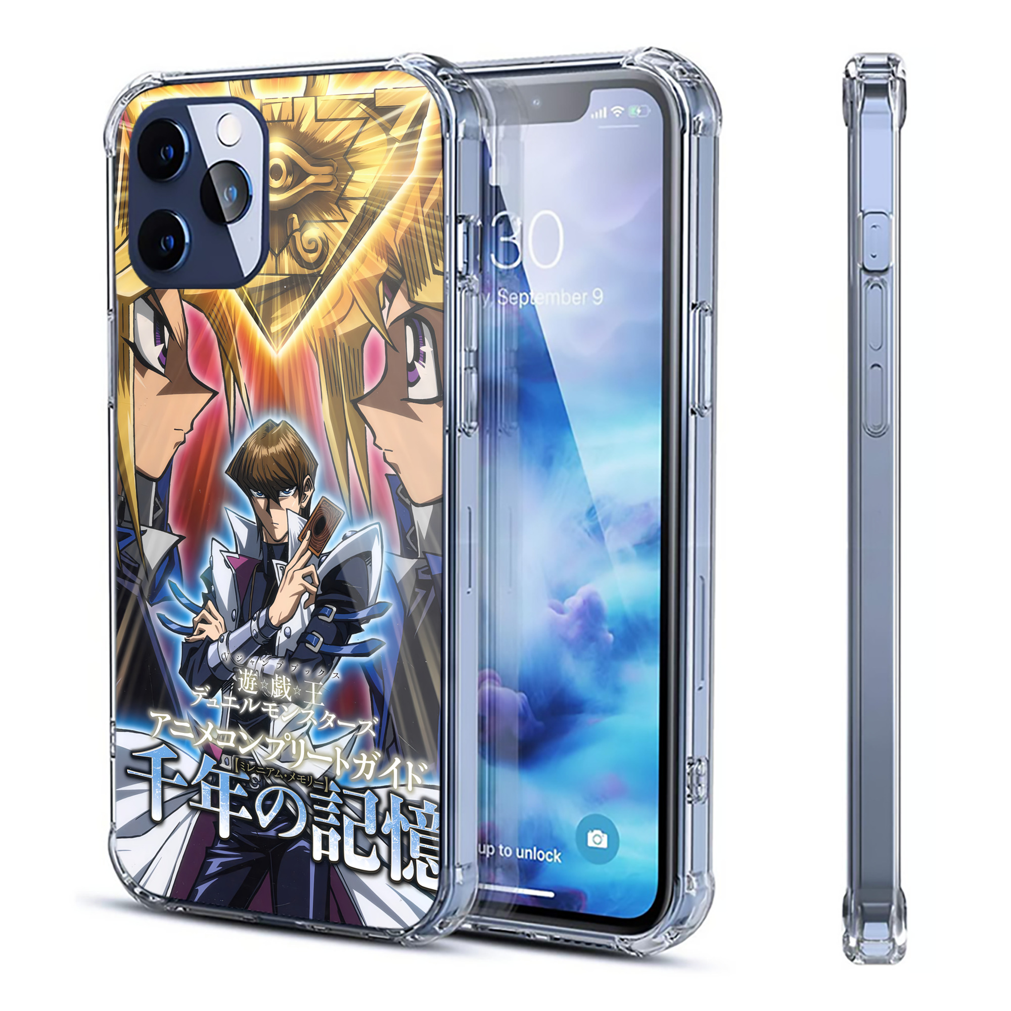 （画像用） 遊☆戯☆王 Yu-Gi-Oh! 【iPhone 12シリーズ対応】透明スマホケース（クリアソフトケース）